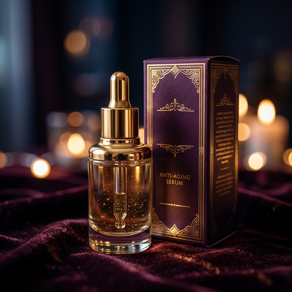 Sérum Élixir Nuit frasco vidrio con gotero dorado